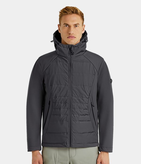 06 - 副本 REALISM/DFSC Minimal Quilted Insulated Hooded Jacket