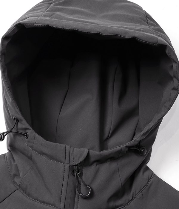 06 - 副本 (2) REALISM/DFSC Minimal Quilted Insulated Hooded Jacket