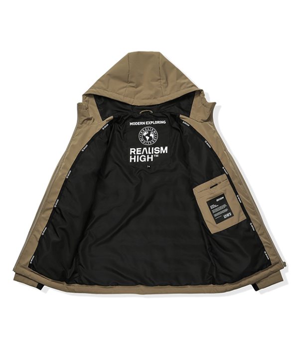06 - 副本 (5) REALISM/DFSC Utility Quilted Hooded Jacket - Khaki