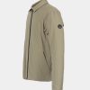 REALISM/DFSC Zip-Up Overshirt Style Puffer Jacket - Khaki